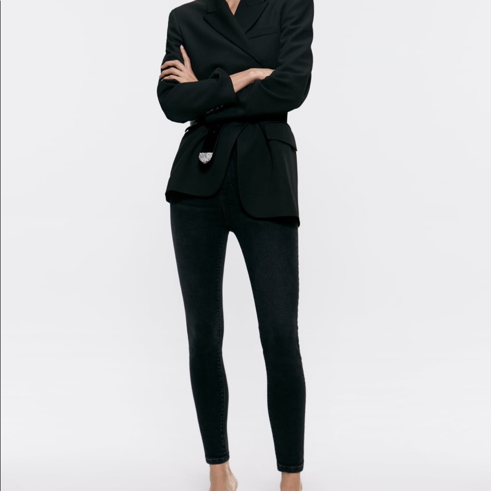 Zara HIGH WAISTED leggings XS